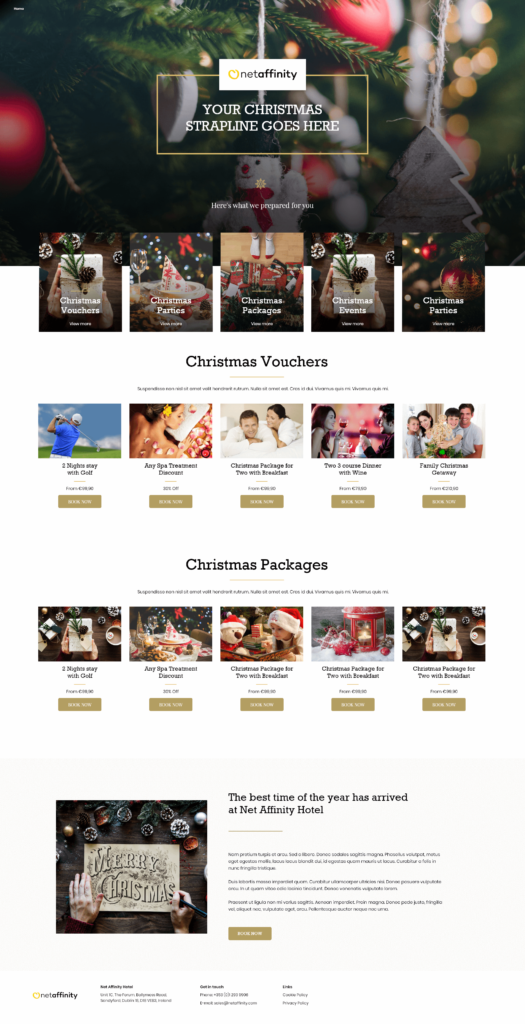 Christmas Layout Template 4