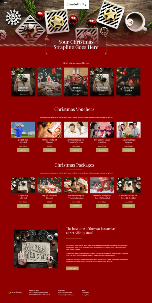 Christmas Layout Template 6