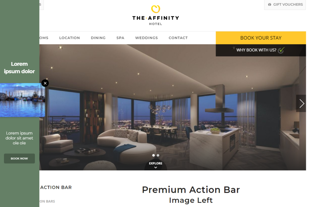 Premium Action Bar